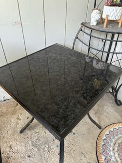 Outdoor Table Black 