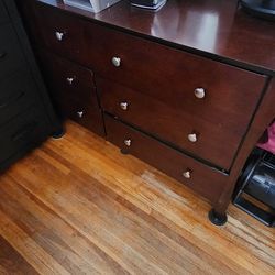 Dresser with Large Mirror