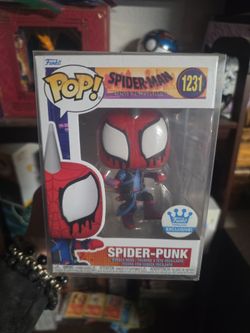 Spider Punk Spiderman funko action figures toy