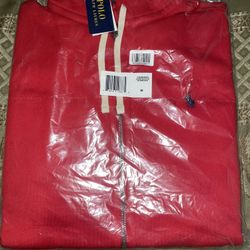 Red Polo Zipup