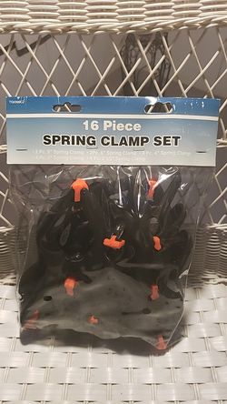 16 Piece Spring Clamp Set