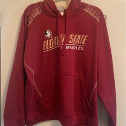 Florida State University Seminoles Hooded Sweatshirt. XL