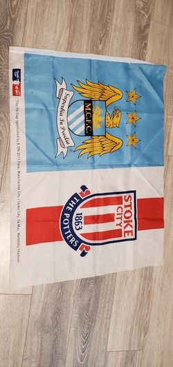 Manchester City vs Stoke City Flag