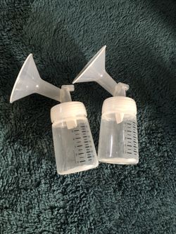 Breast pump collection bottles