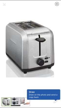Hamilton beach 2 slice toaster brand new