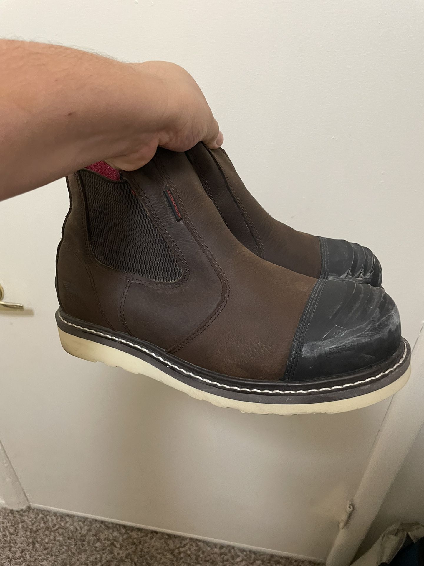 Avenger Waterproof Steel toe Work Boots