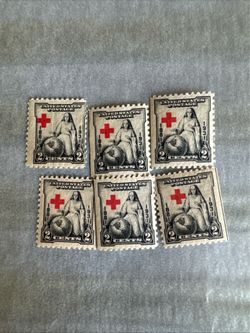 1931 vintage stamps. Red Cross