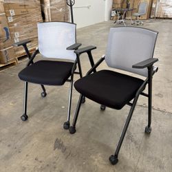 Foldable / Stackable Office Chairs (Read Description)