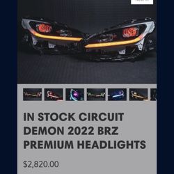 Subaru BRZ custom Headlights