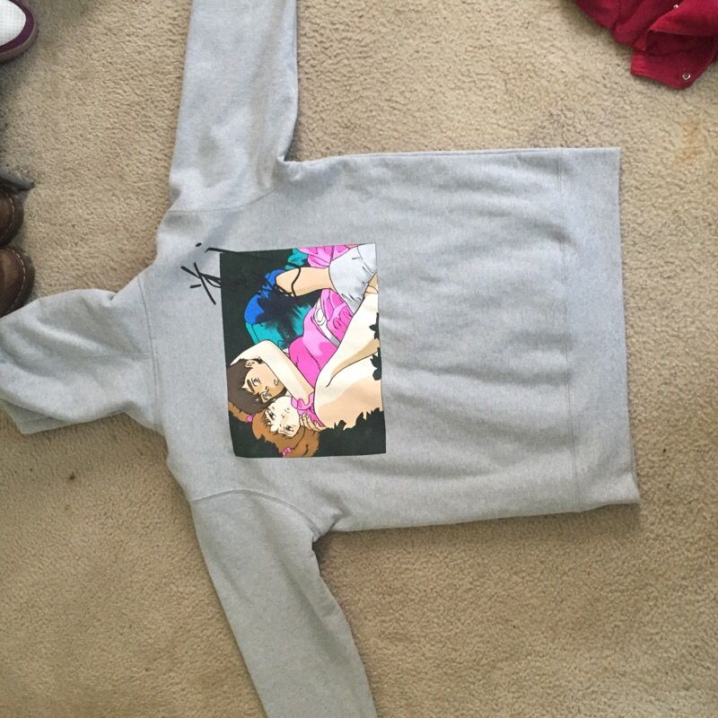 Supreme hentai hoodie size large