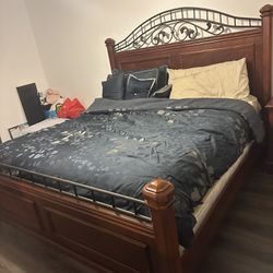 King Size Bed Solid Wood