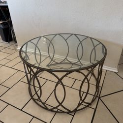 Pier 1 imports glass table 