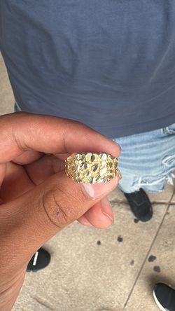 10k Gold Nugget Ring