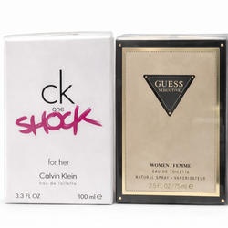 Perfume Bundle: CK One Shock + Guess Seductive (2 Brand New Perfumes)