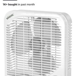 Desk Box Fan 