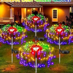 4 Pack Solar Lights Lot 