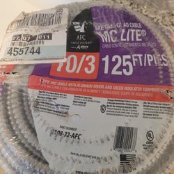 MC LITE 10/3 125 Feet Cable NEW!!