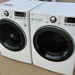 Front load LG washer and dryer electric $839