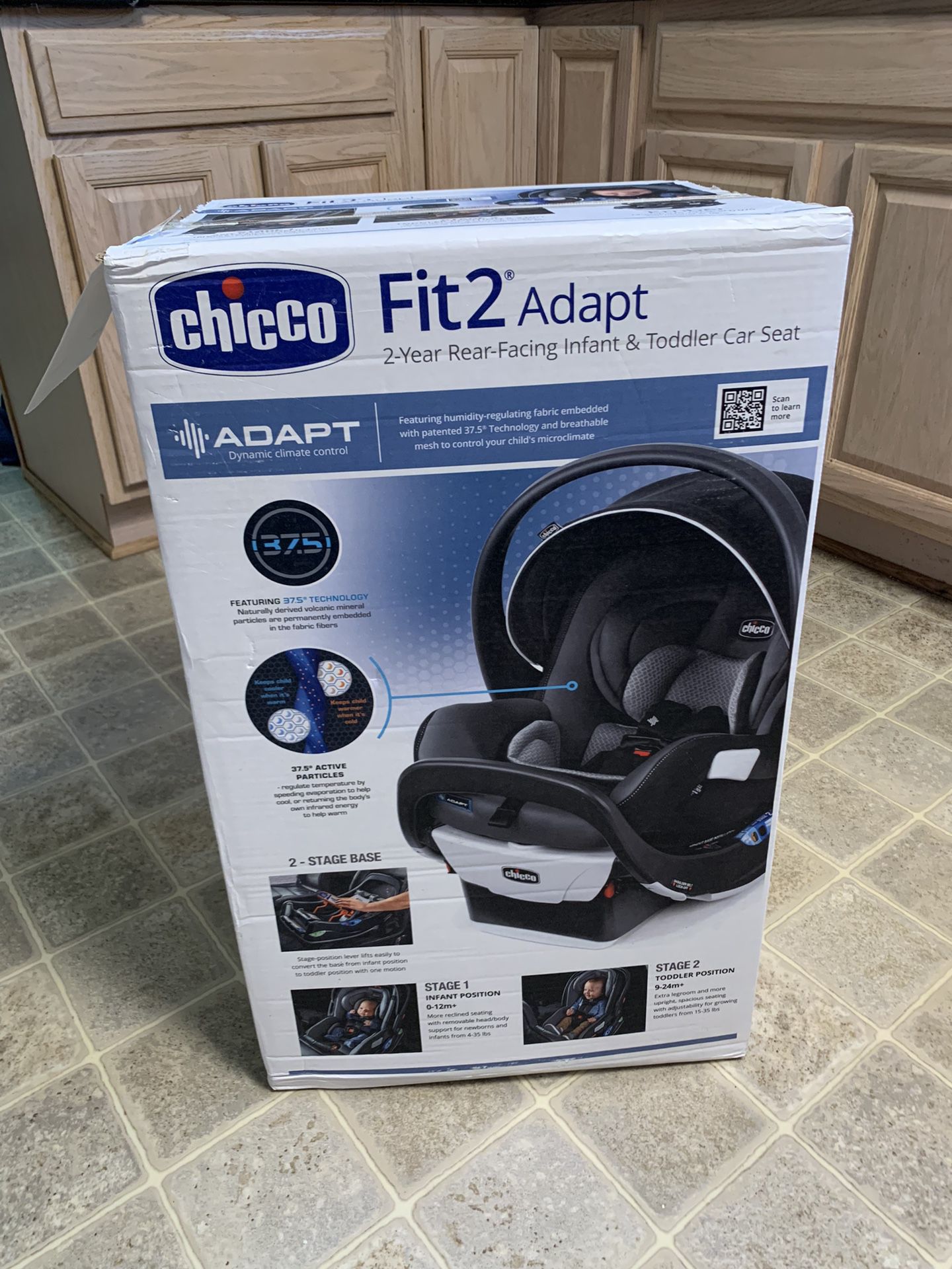 Chicco Fit2 Adapt Infant & Toddler Car Seat in Ember