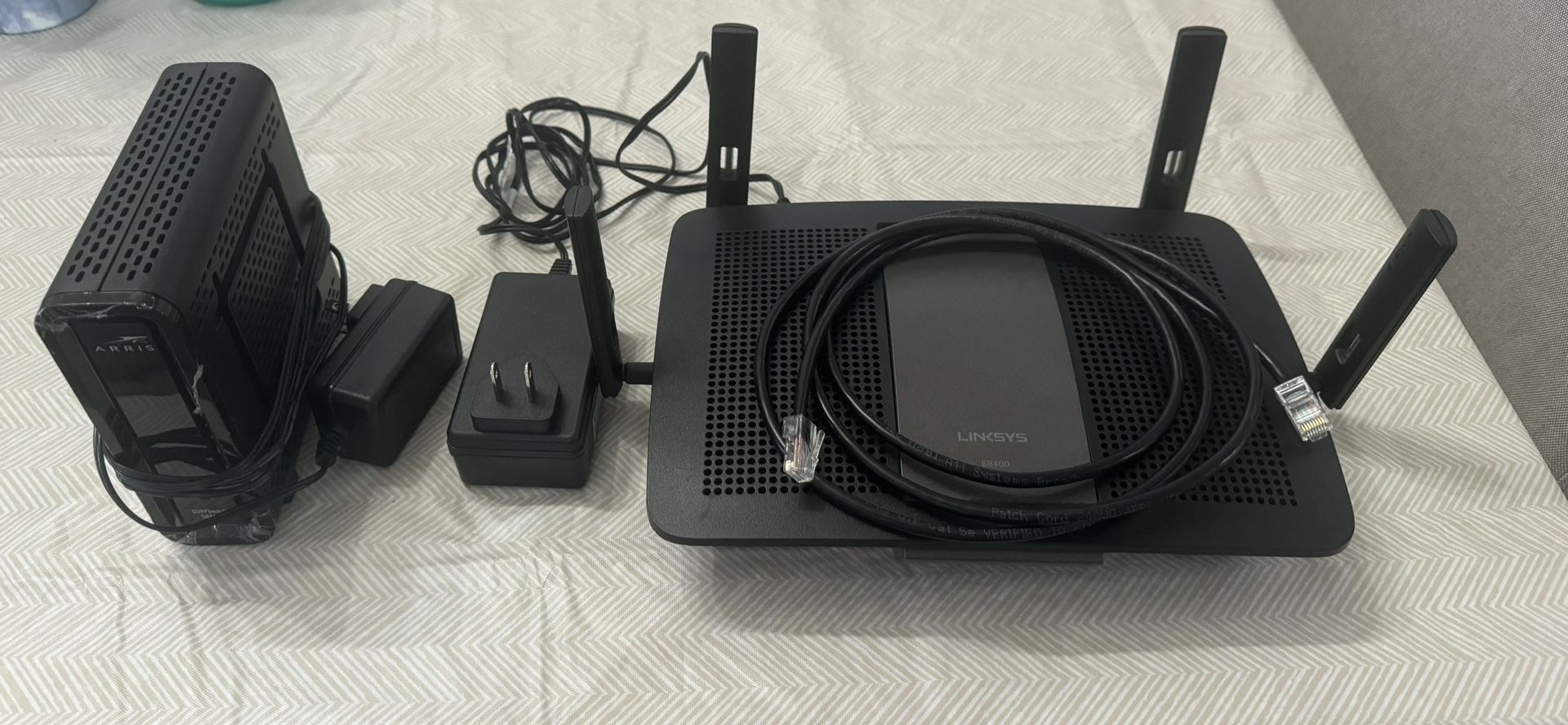 Arris Cable Modem and Linksys Router
