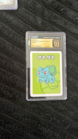 Bulbasaur 2019 JPN Old Maid  CGC PRISTINE 10