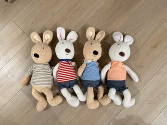 Bunny dolls (plush rabbits)