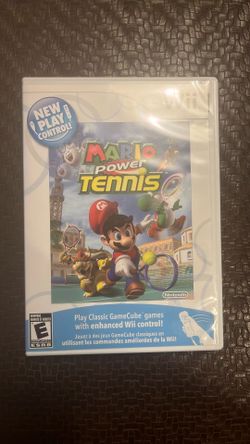 MINT Mario Power Tennis Wii (Nintendo Wii, 2009) Tested Working CIB
