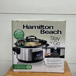 Hamilton Beach Slow Cooker 6QT