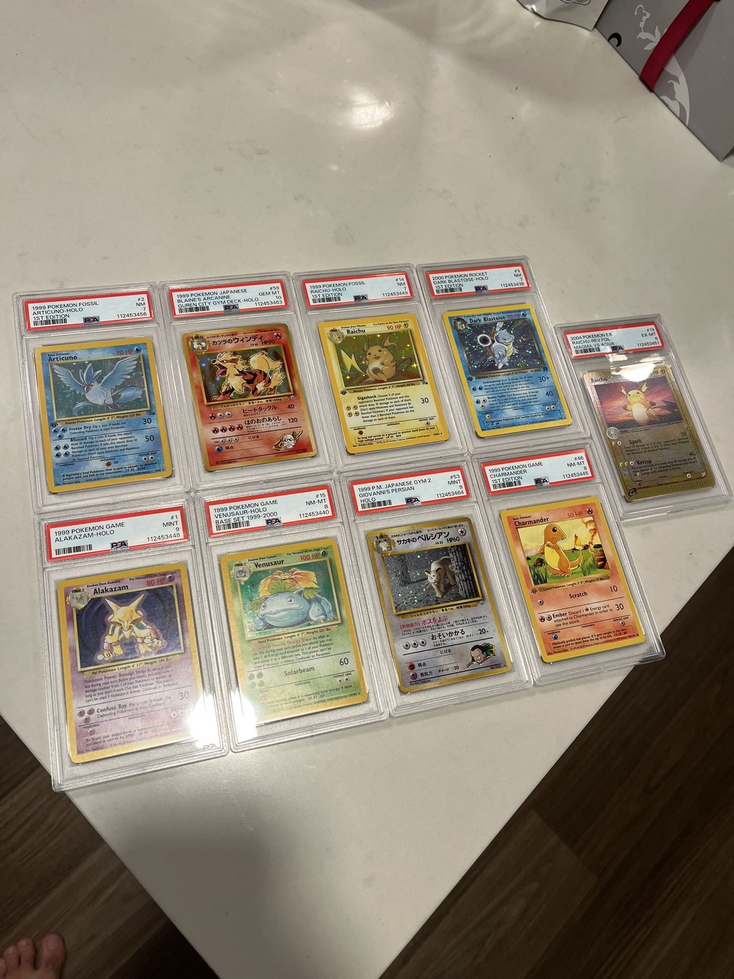 Vintage Pokemon Slabs - read