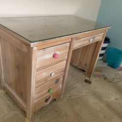 Solid Knotty Pine Desk