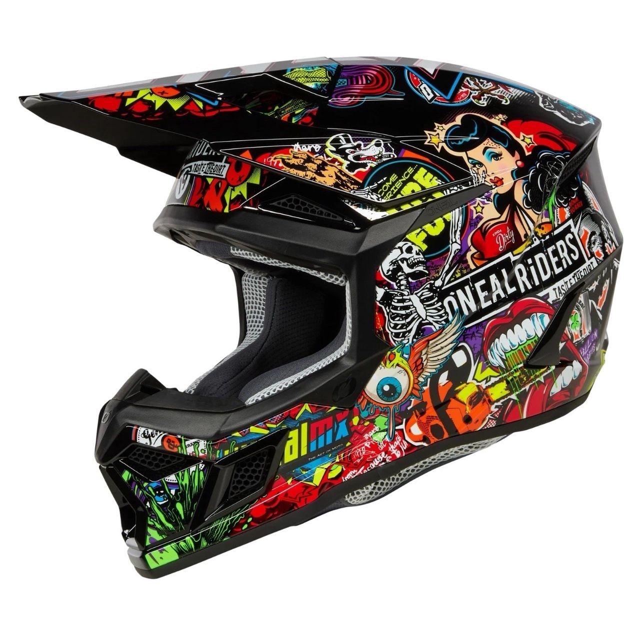 O'Neal 3 SRS Adult Helmet Crank Multi X-Small