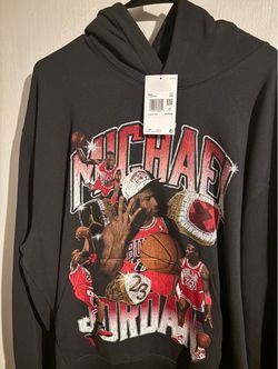 Jordan hoodies gray & white size XXL