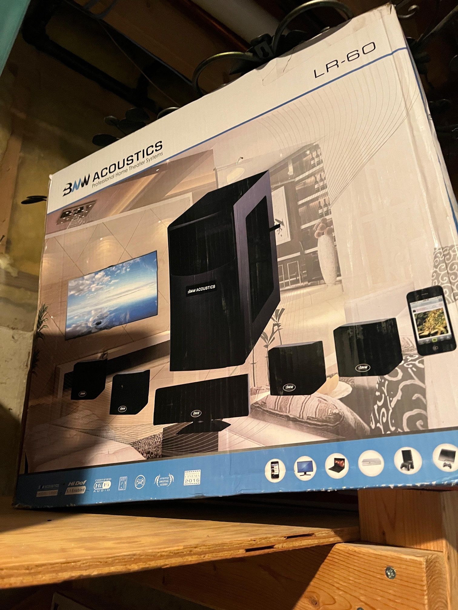 BNW Acoustics LR-60 Home Theater System – Brand New, Never Opened.
