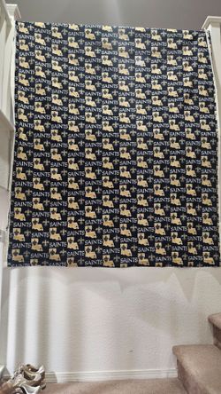NEW ORLEANS SAINTS THROW 5 X 7 INCHES