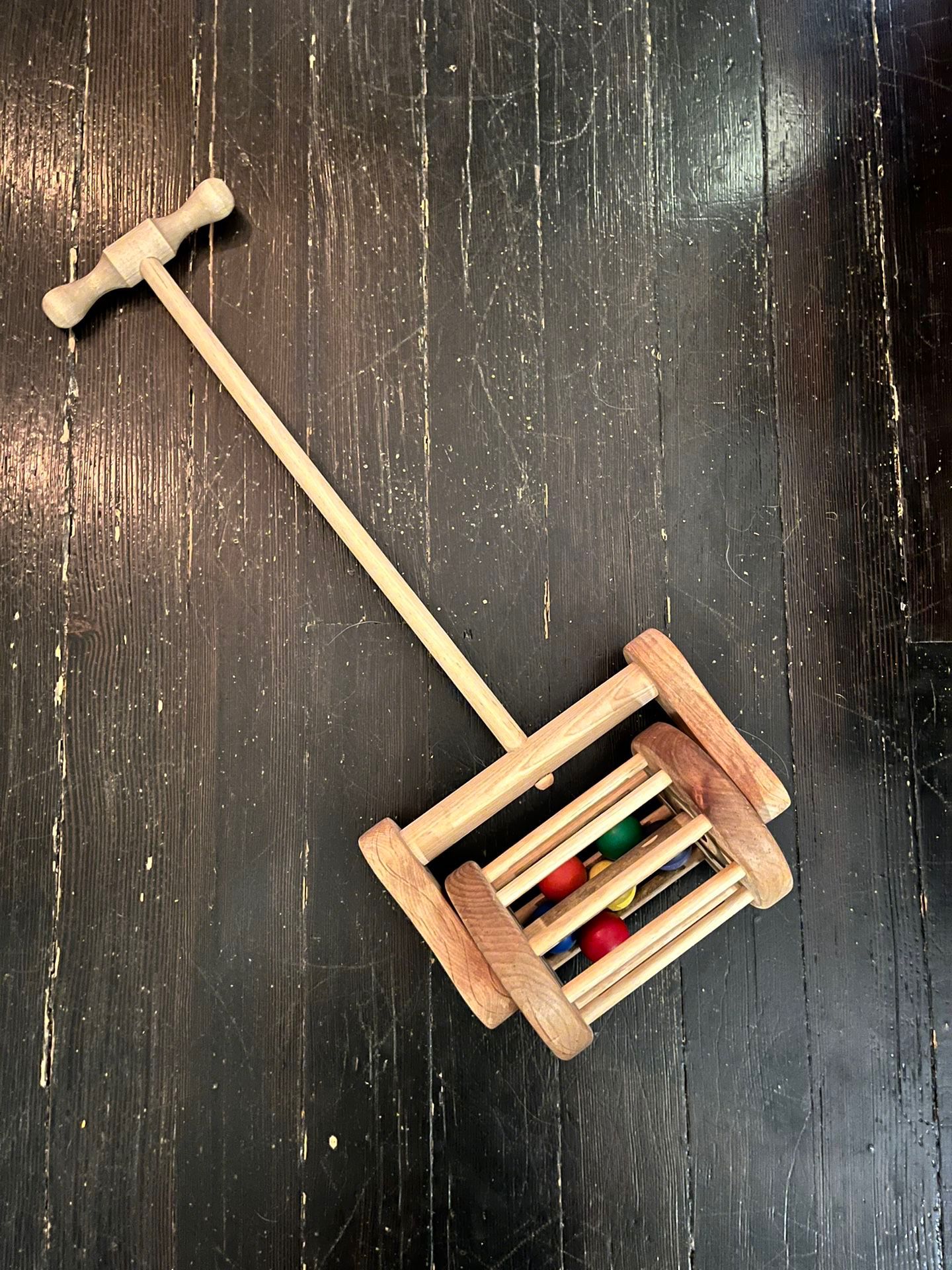 Wooden Push Toy/Lawn Mower