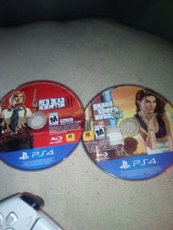 Red dead redemption 2 ,Grand theft Auto 5 for ps4