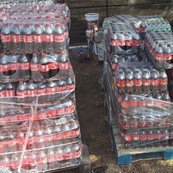 Selling 10 Pallets Of Assorted Coke 20 Oz Bottled Drinks