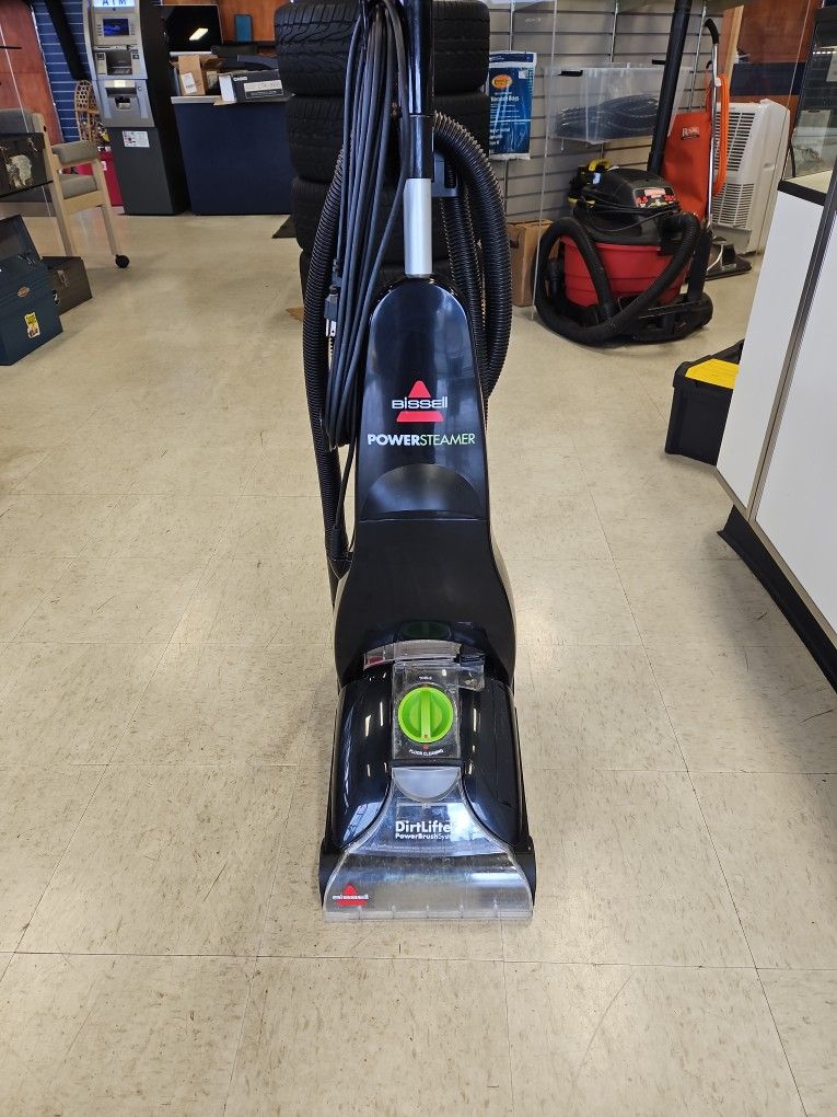 Bissell PowerSteamer Dirt Lifter Carpet Cleaner with Hose and Upholstery Brush 807977-1