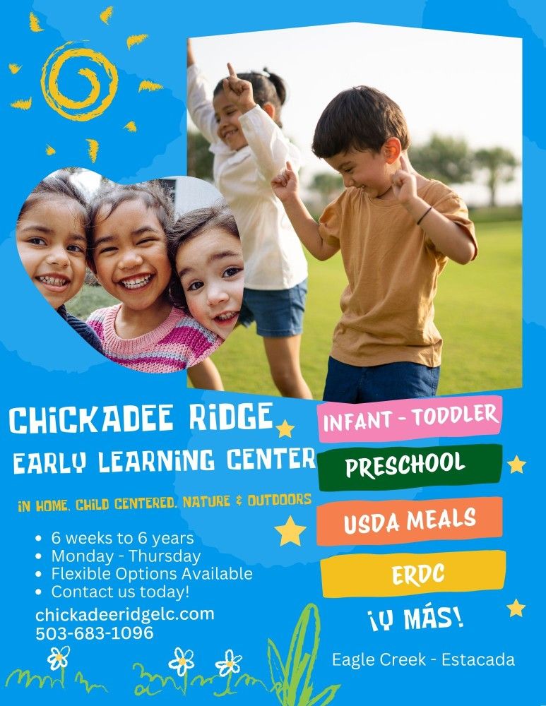Childcare Openings Eagle Creek Estacada