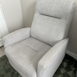 Power Recliner - Light Gray