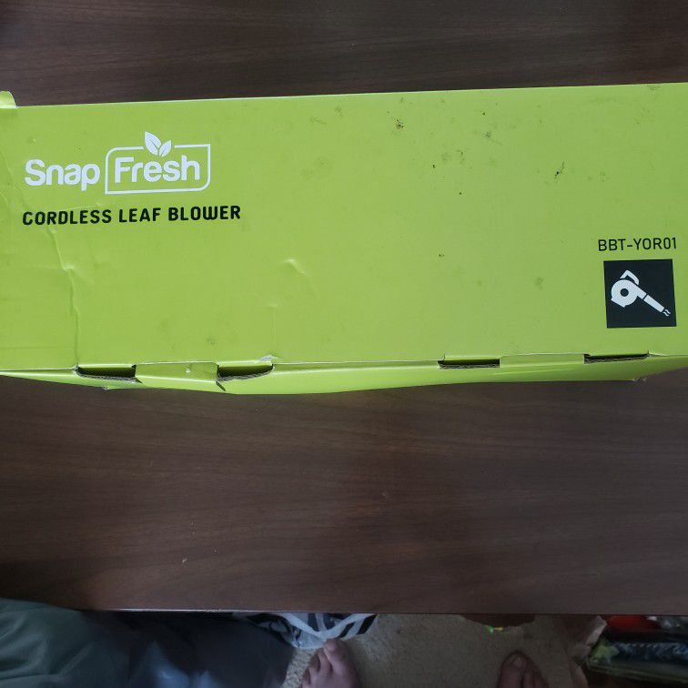 Snap Fresh cordless leaf blower