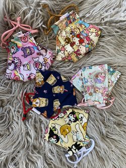 Adjustable Adult Facemask 10ea 3D Origami