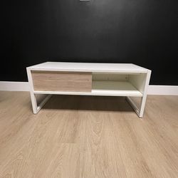 White coffee table