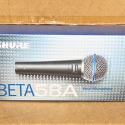 🚨 No Credit Needed 🚨 Shure BETA Series 58A Supercardioid Dynamic Vocal Microphone Carrying Pouch 🚨 Payment Options Available 🚨