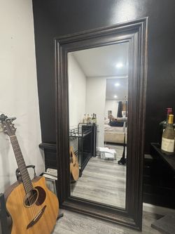 Brown Distressed Mirror