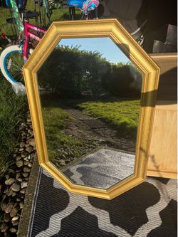 Gold Accent Mirror
