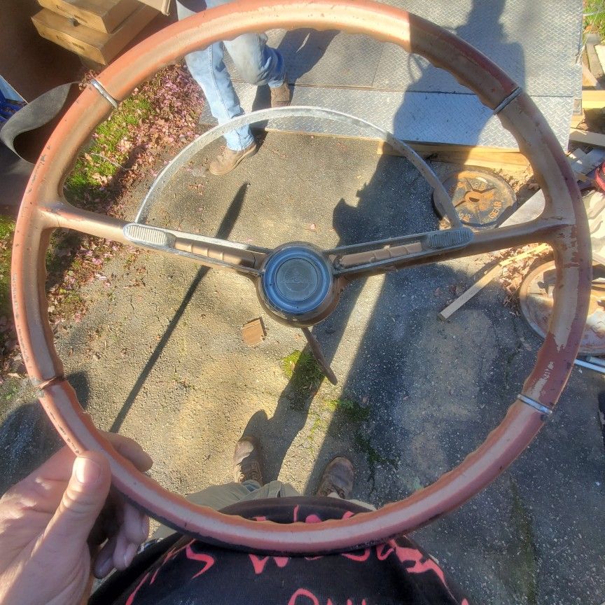 1963 Corvair Steering Column, Front And Rear Bumpers