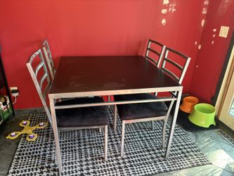Steel Table And Chair Set