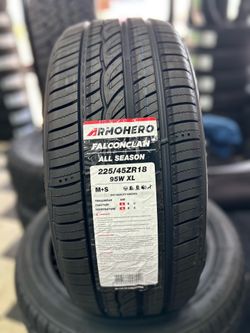 225-45R18 armor hero new tires🛞