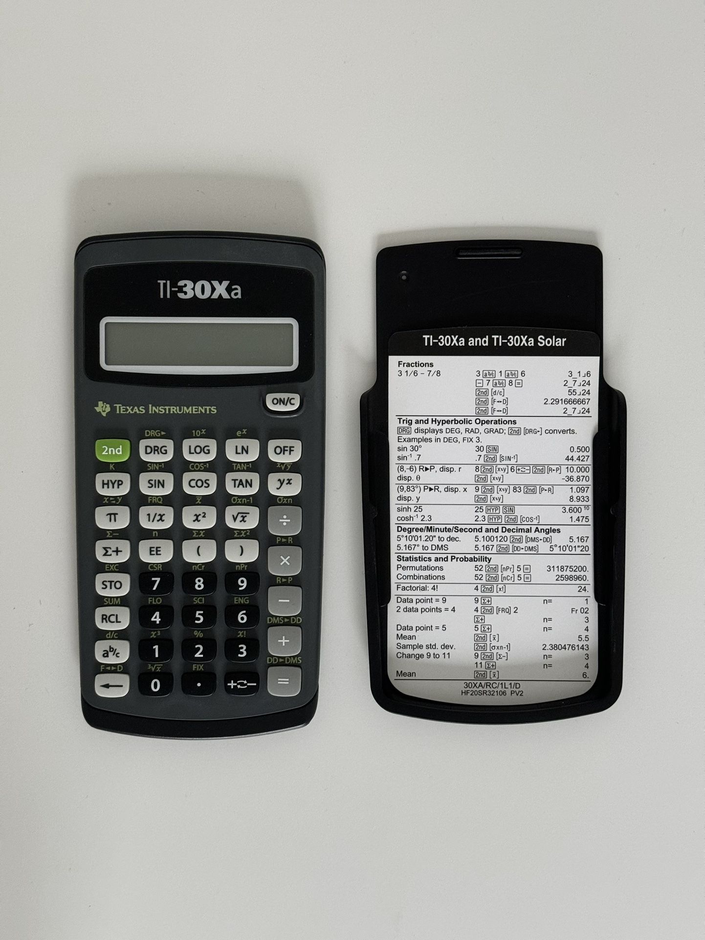Texas Instruments Ti-30Xa Scientific Calculator